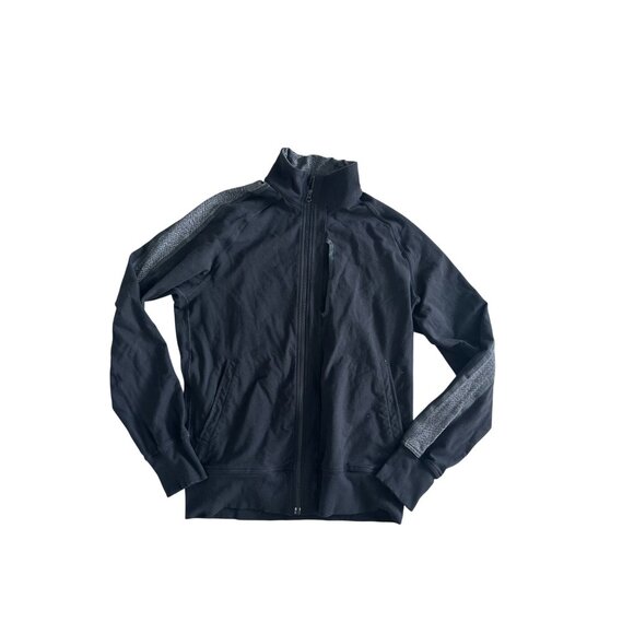 LULULEMON Men's Black Track Jacket Size Medium - Picture 6 of 6